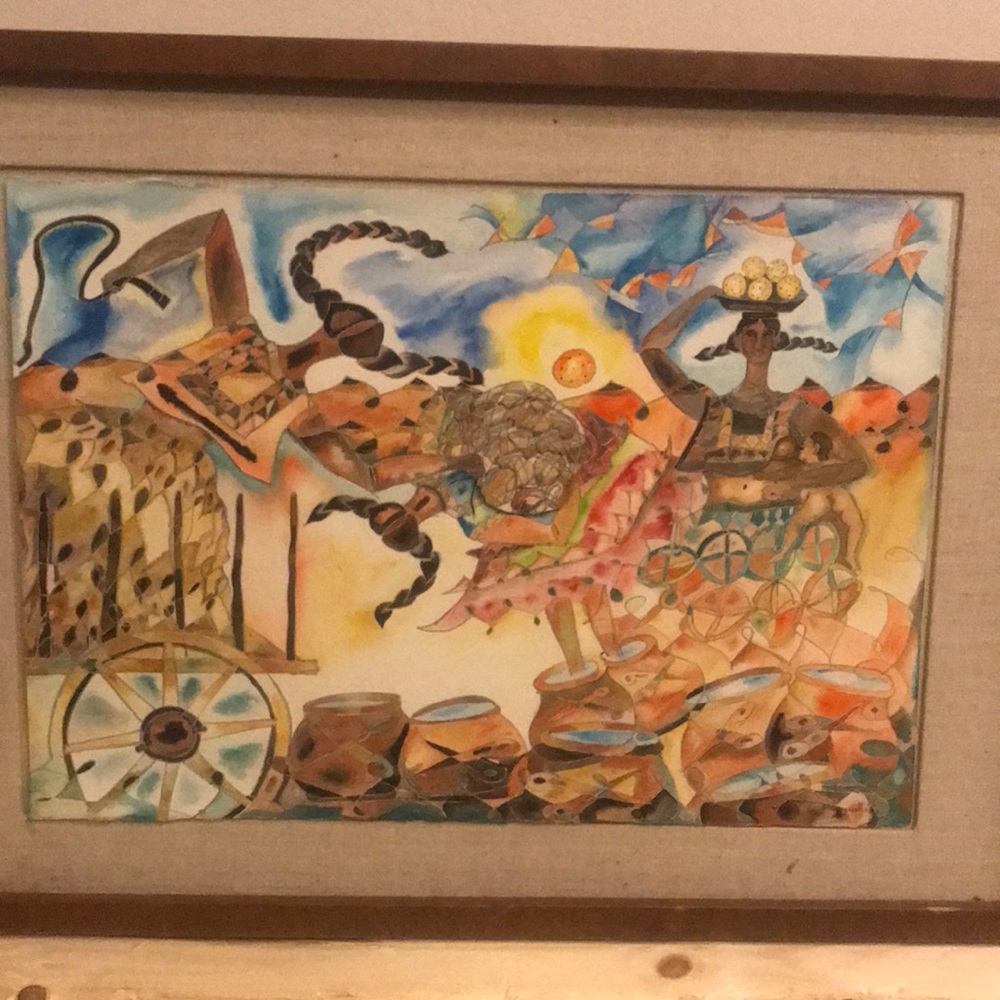 An Crispín Vayadares painting.